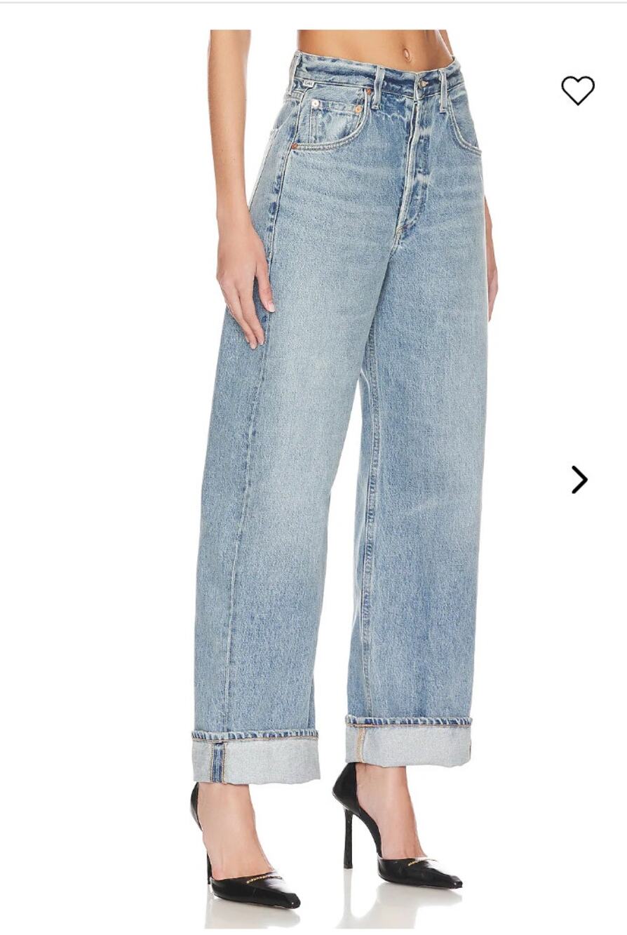 Citizens of Humanity Ayla Baggy Cuffed Crop Jeans 32